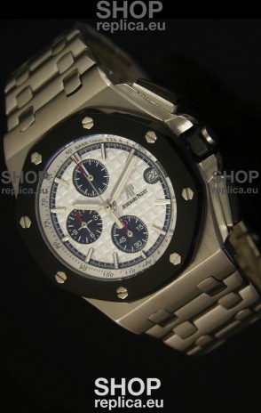 Audemars Piguet Royal Oak Offshore Watch in White Dial - Steel Case