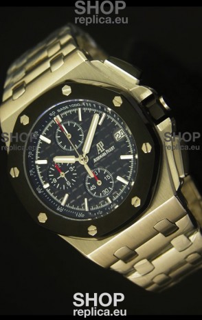 Audemars Piguet Royal Oak Offshore Watch in Black Dial - Steel Case