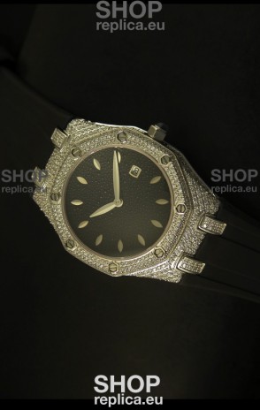 Audemars Piguet Royal Oak Ladies Watch in Black 