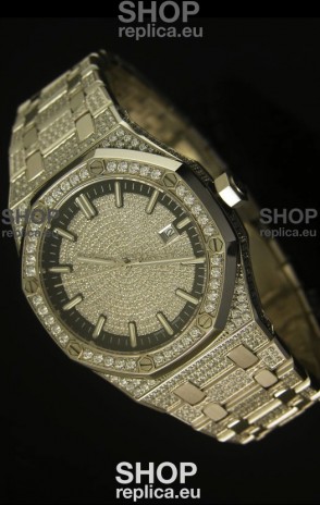 Audemars Piguet Royal Oak Diamonds Swiss Watch 