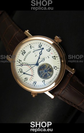 Breguet Retrograde Day/Date Japanese Automatic Watch with Tourbillon
