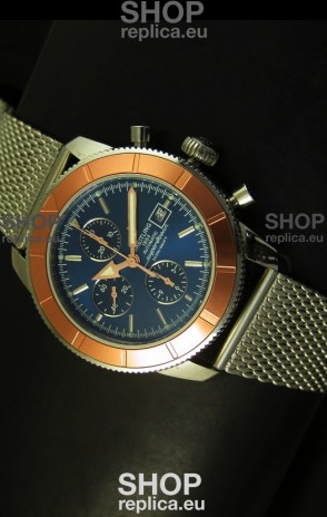 Breitling Super Ocean Blue Dial Chronograph Swiss Watch 