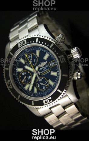 Breitling SuperOcean Abyss Swiss Chronograph Replica Watch - 1:1 Mirror Replica - 44MM Yellow