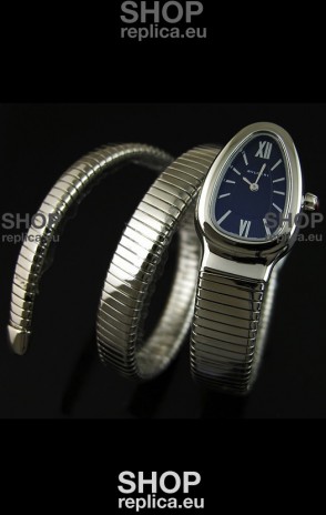 Bvlgari Serpenti Ladies Watch in Japanese Quartz Movement - Steel Case