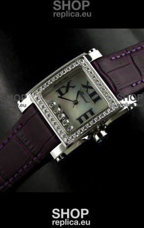 Chopard Happy Sport Swiss Replica Watch in Shell White Dial