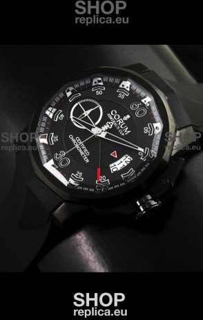 Corum Admiral's Cup Japanese Replica Watch in Black Dial