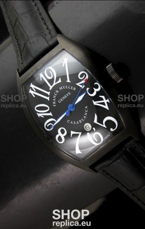 Franck Muller Casa Blanca Japanese Replica Watch in Black Dial