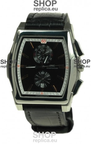 IWC Da Vinci Japanese Replica Watch in Black Dial