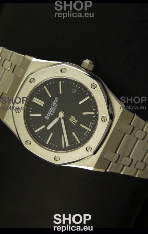Audemars Piguet Royal Oak Ultra Thin Swiss Replica Watch in Black Dial