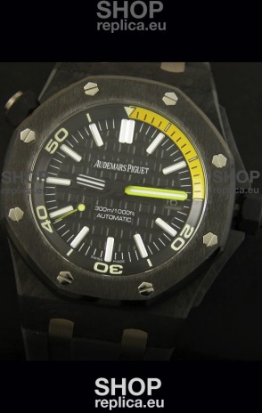 Audemars Piguet Royal Oak Offshore Scuba Swiss Replica Watch - Genuine Carbon Casing