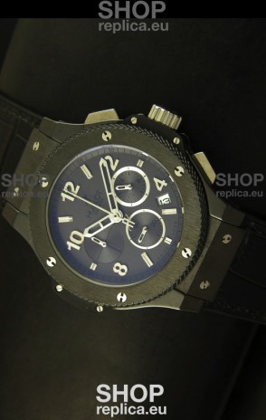 Hublot Big Bang Black Ceramic Case Watch in Quartz Movement