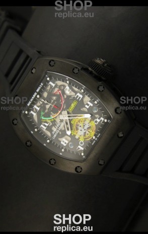 Richard Mille RM002 Power Reserve Tourbillon Swiss Replica Watch in PVD 