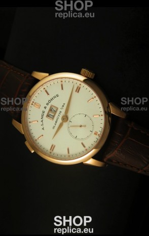A.Lange & Sohne Reguliert Manual Handwind Watch in Pink Gold Case