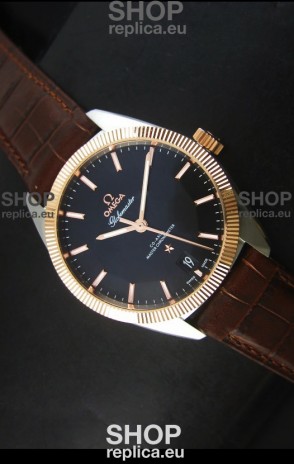 Omega Globemaster Co-Axial Two Tone Case Swiss Watch - 1:1 Mirror Replica Watch