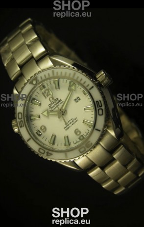 Omega Seamaster Planet Ocean Liquidmetal Midsized 36MM Swiss Watch