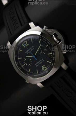 Panerai Luminor Regatta Swiss Replica Watch Rubber Strap - 1:1 Mirror Replica