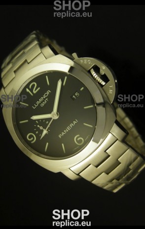 Panerai Luminor GMT PAM320 P.9001 Movement - 1:1 Ultimate Mirror Replica