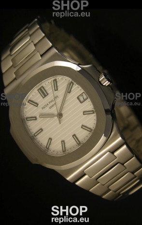 Patek Philippe Nautilus 5711 Jumbo Swiss Watch White - 1:1 Ultimate Mirror Replica