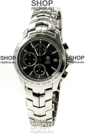 Tag Heuer Link 200 Meters Japanese Replica Quartz Watch in Black Dial