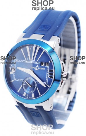 Ulysse Nardin Executive Dual Time Blue Lady's Watch