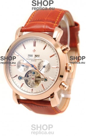 Vacheron Constantin Malte Tourbillon Japanese Gold Watch 