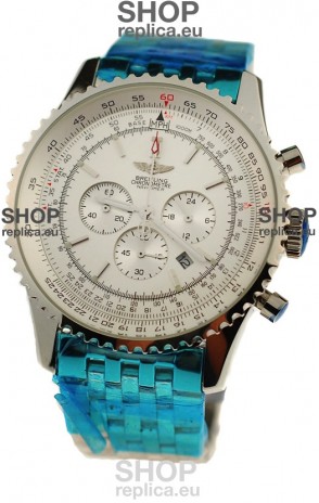 Breitling Navitimer Chronometre Japanese Watch in White Dial