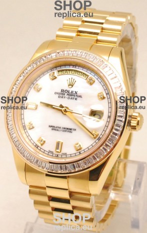 Rolex Day Date II Gold Japanese Replica Watch