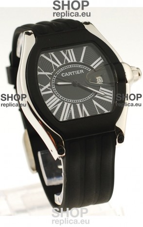 Cartier Roadster Japanese Replica Watch in Black