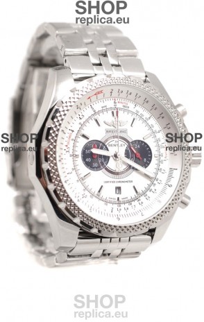 Breitling For Bentley Supersports Japanese Replica Watch in White Dial