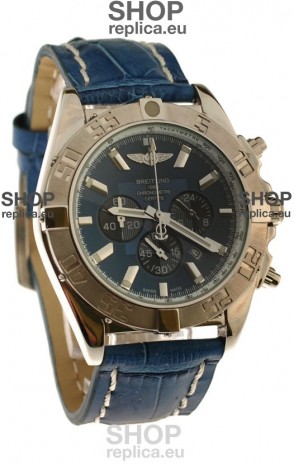 Breitling 1884 Chronometre Japanese Replica Watch in Blue