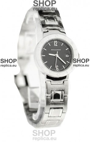 Bvlgari Quartz Japanese Watch in Black Dial