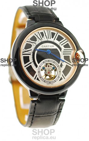 Ballon Bleu De Cartier flying Tourbillon Japanese Replica Watch 