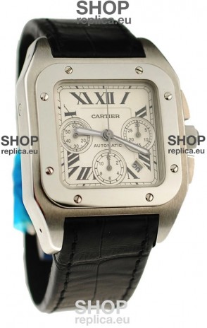 Cartier Santos 100 Swiss Chronograph Watch