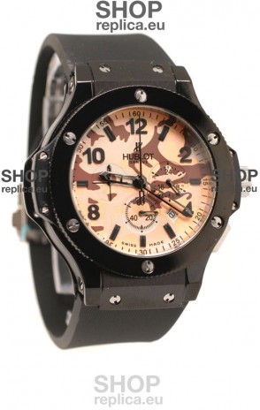Hublot Big Bang Commando Beige Camouflage Japanese Watch