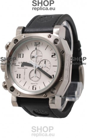 U-Boat Thousand of Feet Japanese Replica Watch in White Dial