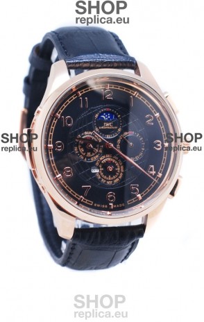 IWC Da Vinci Perpetual Calendar Chronograph Japanese Watch