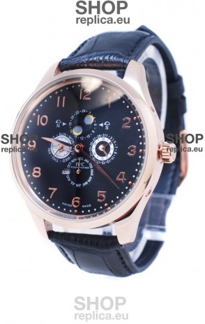 IWC Da Vinci Perpetual Calendar Chronograph Japanese Gold Watch