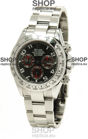 Rolex Daytona Cosmograph 2011 Edition Swiss Replica Watch in Black Dial