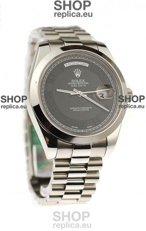 Rolex Day Date II Silver Japanese Replica Watch