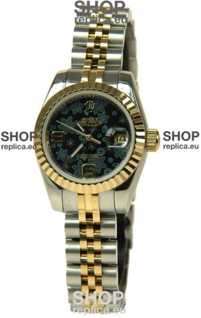 Rolex Floral Motif Datejust Ladies Replica Watch