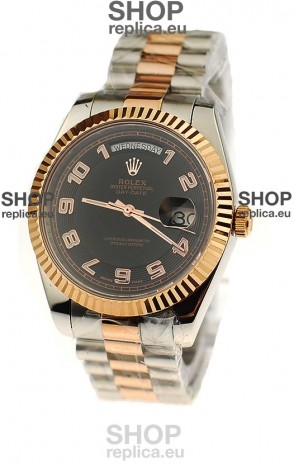 Rolex Day Date Two Tone Swiss Replica Watch