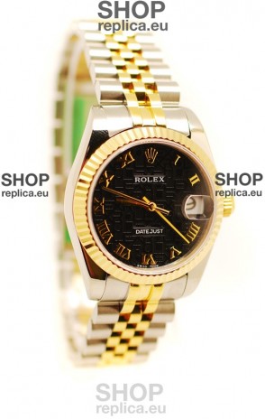 Rolex DateJust Mid-Sized Two Tone Japanese Replica Watch