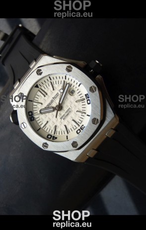 Audemars Piguet Scuba Japanese Replica Watch White Dial