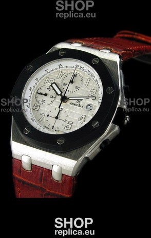 Audemars Piguet Royal Oak Watch in Rubber Bezel - Secs hand 9 O Clock