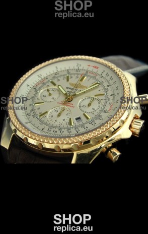 Breitling Bentley Swiss Replica Watch in White Dial
