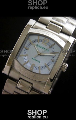 Bvlgari Assioma Japanese Automatic Watch in Blue Dial