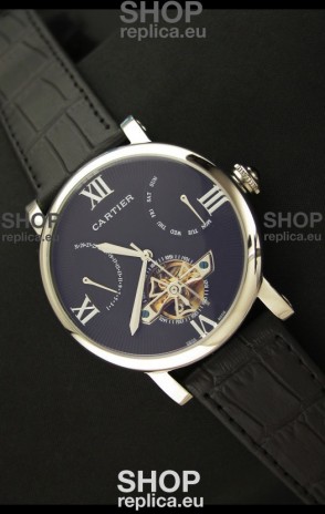 Cartier Calibre de Swiss Tourbillon Steel Watch