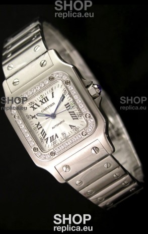 Cartier Santos Swiss Replica Watch - Automatic Movement