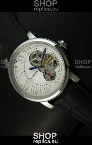 Rotonde De Cartier Cadran Love Japanese Replica Watch - Stainless Steel Case