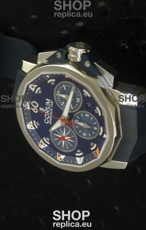 Corum Admiral's Cup Challenge Swiss Replica Watch in Blue Dial